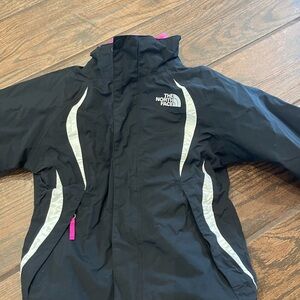 The North Face Black and Pink 2-in-1 Jacket